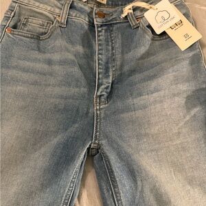 LETTER TO JULIET NORDSTROM BRAND Straight Jeans in Light Blue